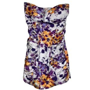 Toi et Moi Strapless Floral Dress Size M/L